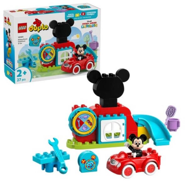 Lego Duplo Disney Mickey's Clubhouse And Car (10454) (LGO10454) έως 12 άτοκες Δόσεις