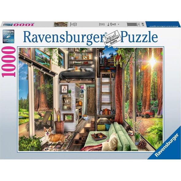 Ravensburger Puzzle Domek w lesie 1000 elementów