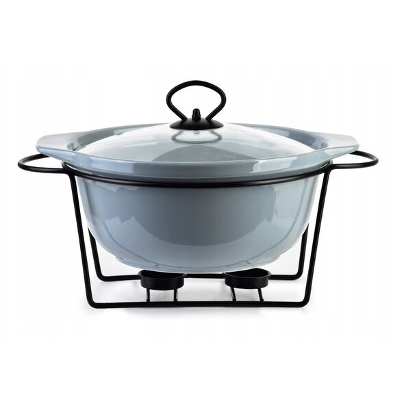 ΣΥΓΧΡΟΝΗ ΚΟΥΖΙΝΑ Naczynie z podgrzewaczem2,4l 29x24,3xH10,5cm