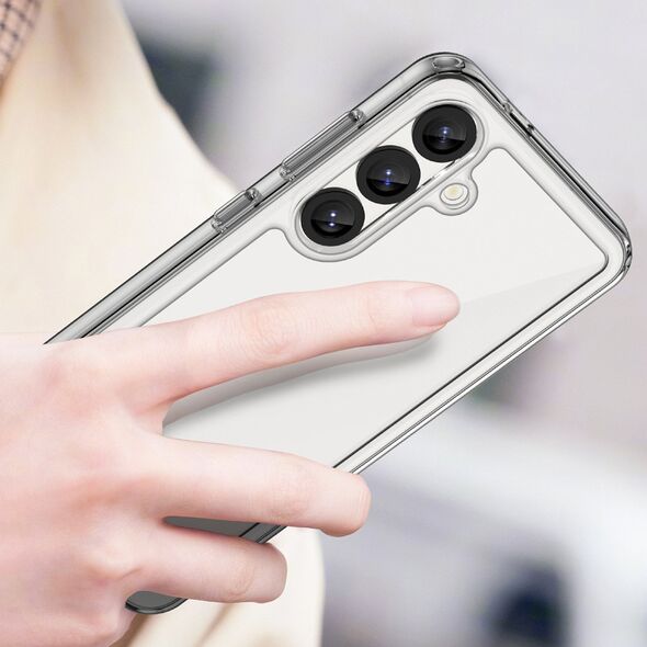 Θήκη Outer Space Case με ζελατινώδες πλαίσιο για Realme 14 5G - διαφανές