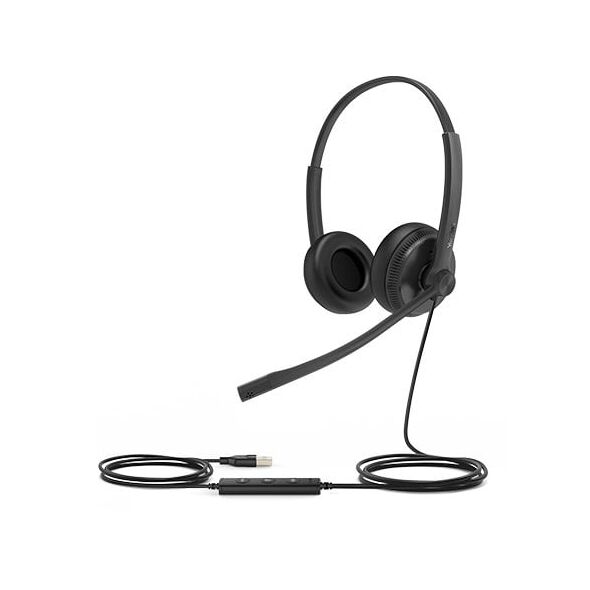 Yealink UH34 SE Stereo/Dual Teams USB-A Zestaw słuchawkowy Przewodowa Opaska na głowę Połączenia/muzyka USB Typu-A Czarny