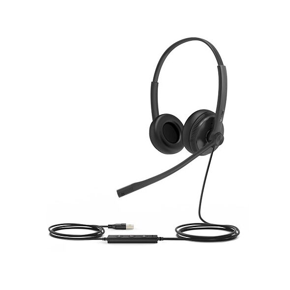 Yealink UH34 SE Stereo/Dual Teams USB-A Zestaw słuchawkowy Przewodowa Opaska na głowę Połączenia/muzyka USB Typu-A Czarny