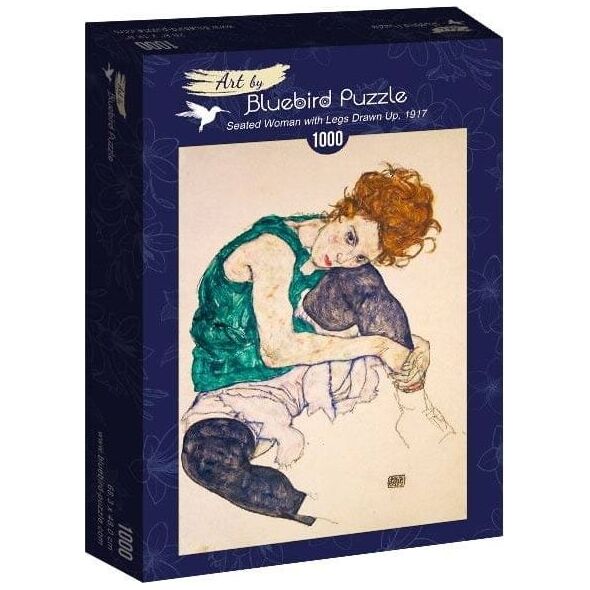 Bluebird Puzzle Puzzle 1000 Siedząca kobieta, Egon Schiele, 1917