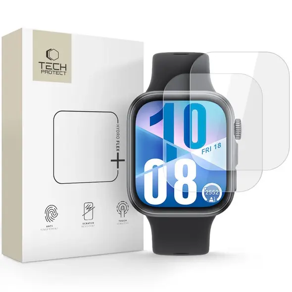 Folia hydrożelowa Tech-Protect Hydro Flex+ Huawei Watch Fit 3 / 4 Clear [2 PACK]