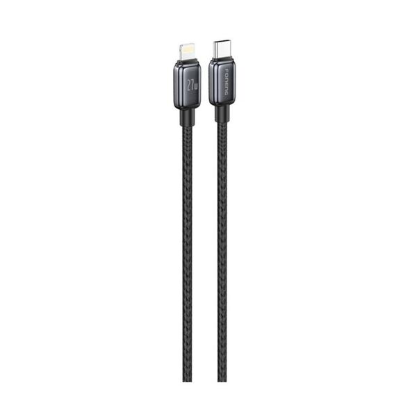 Καλώδιο Σύνδεσης USB 2.0 Foneng X119 Zinc Alloy Head Braided USB C σε Lightning PD 27W 1m Μαύρο 6970462515722 6970462515722 έως και 12 άτοκες δόσεις