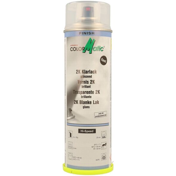 ColorMatic Διαφανές Βερνίκι υψηλής γυαλάδας 2K Hi-speed 500ml.