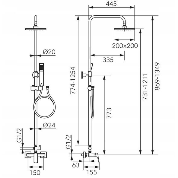 NP81-BVI7UVL-GM / FERRO / VITTO VERDELINE / ΣΕΤ ΝΤΟΥΖ ΜΕ ΜΠΑΤΑΡΙΑ BVI7UVL, GUN METAL /