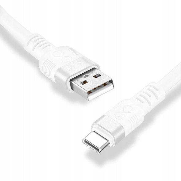 Kabel eXc Whippy Pro USB-A/USB-C 0,9m biały - Gwarancja bezpieczeństwa. Proste raty. Bezpłatna wysyłka od 170 zł.