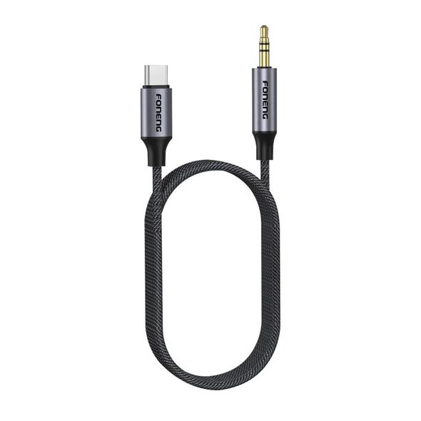 Καλώδιο Ήχου Foneng BM31 Metal USB C σε 3.5mm 1m Μαύρο 6970462519003 6970462519003 έως και 12 άτοκες δόσεις
