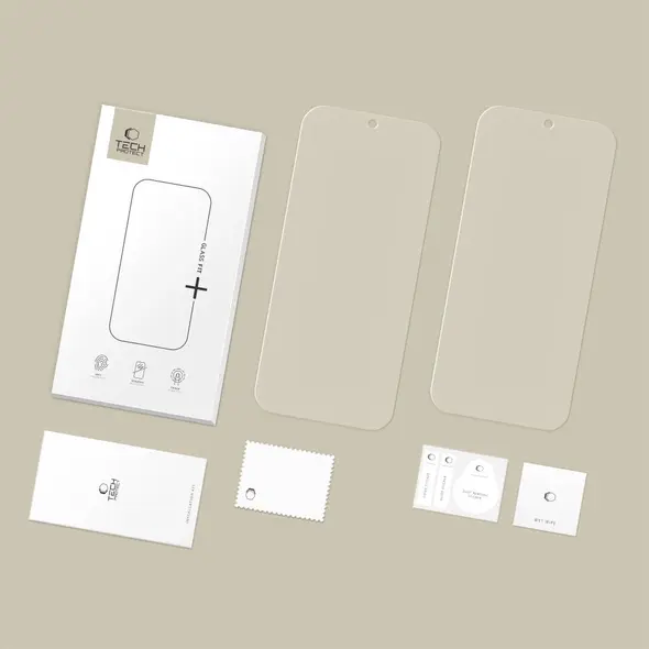 Szkło hartowane Tech-Protect Glass Fit+ do Google Pixel 9 / 9 Pro / 10 / 10 Pro Clear [2 PACK]