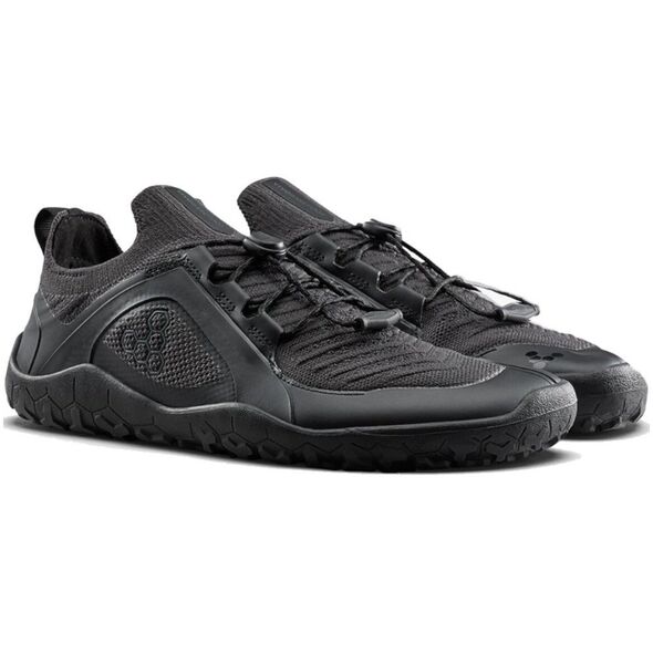 Buty trailowe Vivobarefoot Primus Trail Knit FG - obsidian/obsidian