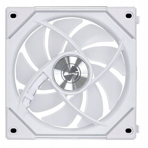 Lian Li UNI FAN SL-INF 120 ARGB Reverse Blade PWM Lüfter, 3er Pack inkl. Controller - 120mm, weiß