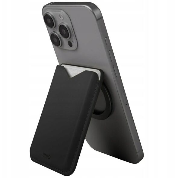 Magnetic wallet UNIQ Lyden Evo stand phone black