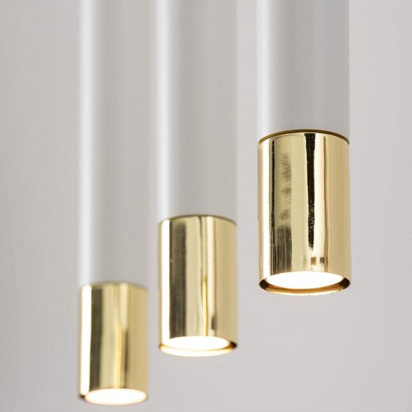 Lampa wisząca Sigma Minimalistyczna lampa wisząca Sopel Grand 33387 hol biała złota