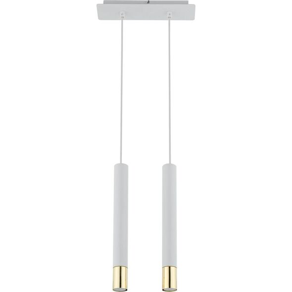 Lampa wisząca Sigma Minimalistyczna lampa wisząca Sopel Grand 33387 hol biała złota