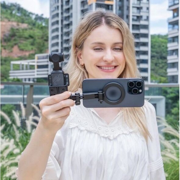 Mocowanie Uchwyt MagSafe Magnes do Telefonu iPhone na DJI Osmo Pocket 3 / JJC / EA-OP3MS