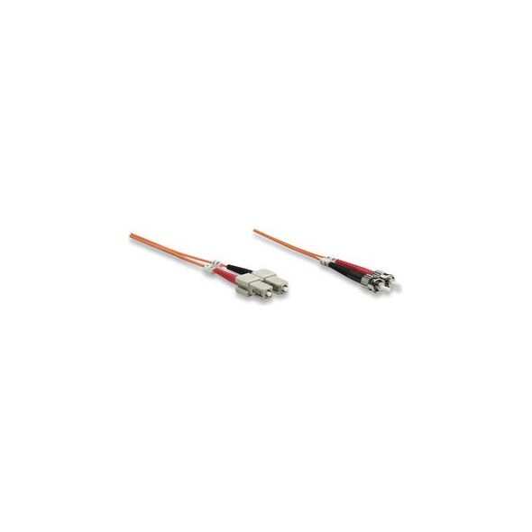 Intellinet Network Solutions Patchcord światłowodowy OM2 50/125 MM ST-SC Duplex 2m (470117)