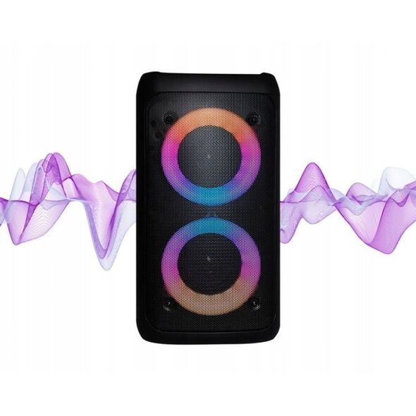 RGB GŁOŚNIK BLUETOOTH LTC 2X3`` USB/SD/AUX 4000MAH LXPA3313
