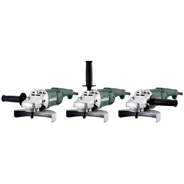 METABO.ANGLE GRINDER 230 WE 2200-230 + 2 DIAMOND DISCS CASE