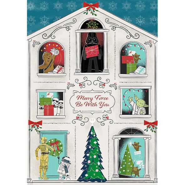 Trefl Puzzle Premium Plus Quality Star Wars - Niech Moc Świąt Będzie z Tobą 1000 elementów (12087)