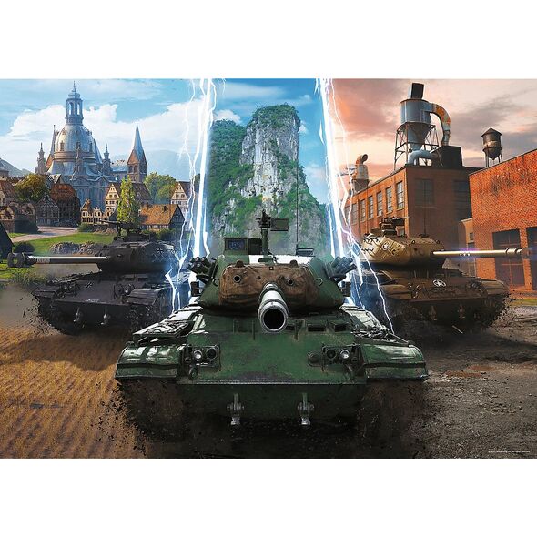 Trefl Puzzle World of Tanks: Czas na akcję! 500 elementów (37535)