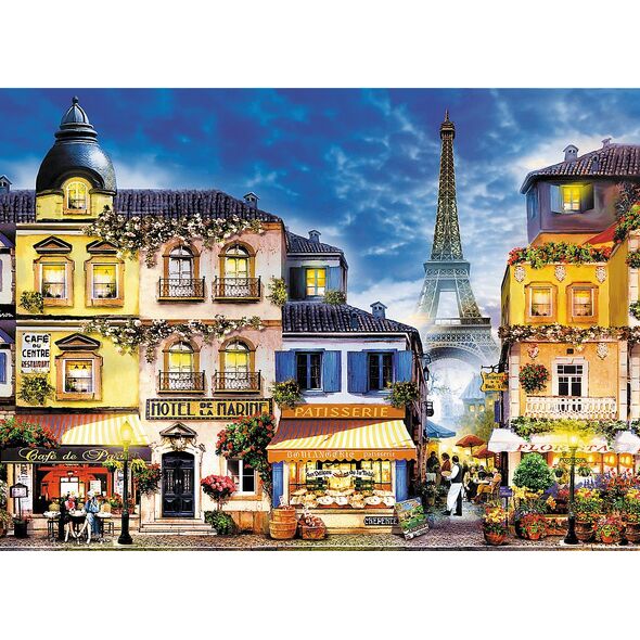 Trefl Puzzle drewniane Francuska uliczka 1000 elementów (20209)