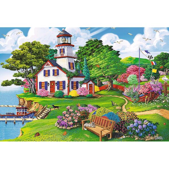 Trefl Puzzle drewniane Letnia przystań 501 elementów (20219)