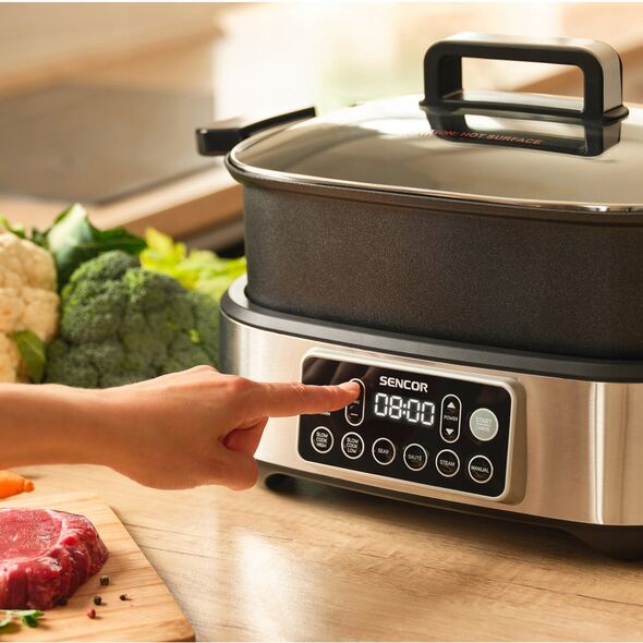 SPR 6300BK 3w1 Wolnowar/ Grill / Parowar