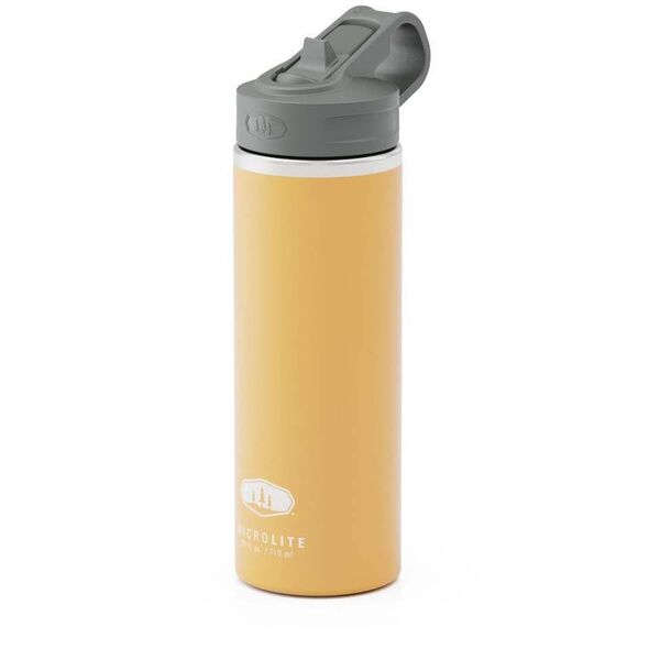 GSI Outdoors Microlite 710ml Καπάκι με Καλαμάκι, Mineral Yellow