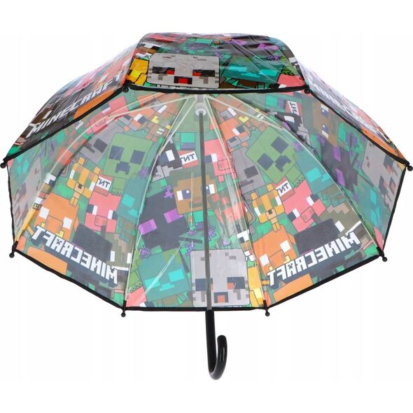 Kids Euroswan Parasolka przezroczysta 48cm Minecraft MC00006 Kids Euroswan