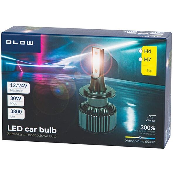 Żarówka samochodowa H7 LED 12V-24V/30W