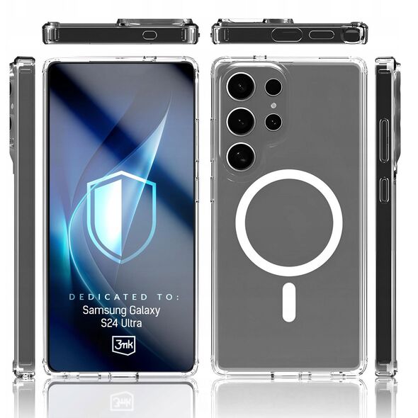 Etui Armor MagCase do Samsung S24 Ultra MagSafe przezroczyste
