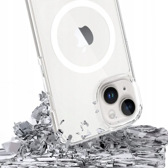Etui Armor MagCase do iPhone 13/14 MagSafe przezroczyste