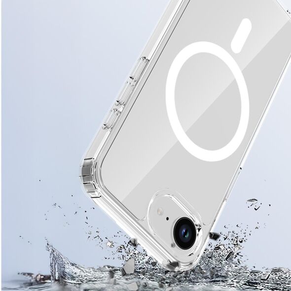 Etui Armor MagCase do iPhone 16e Magsafe przezroczysty