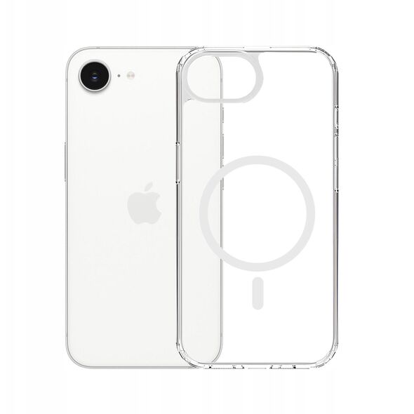 Etui Armor MagCase do iPhone 16e Magsafe przezroczysty