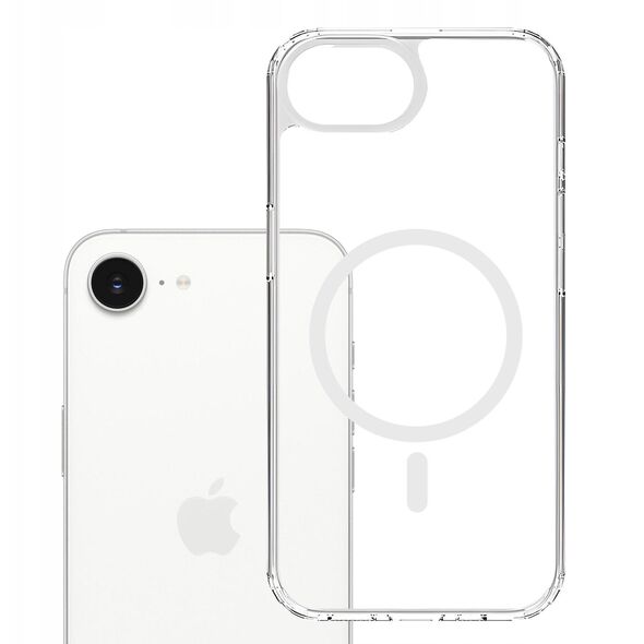 Etui Armor MagCase do iPhone 16e Magsafe przezroczysty