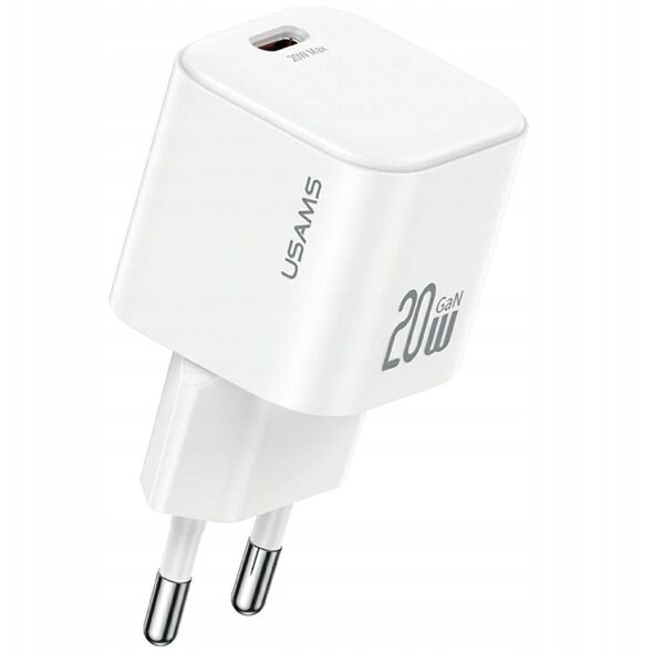 Ładowarka sieciowa 20W 1xUSB-C + kabel USB-C Biała