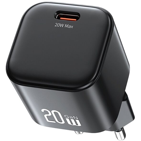 Ładowarka sieciowa 20W 1xUSB-C + kabel USB-C Biała