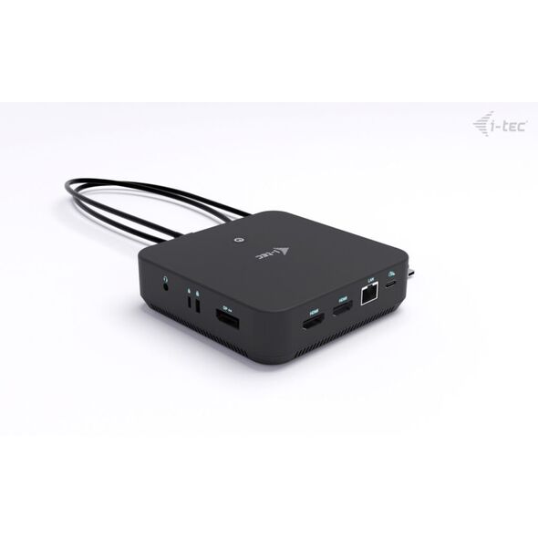 I-TEC USB-C DS 2 x HDMI 1x DP 1x GLAN 1x USB-C 3.2 3x USB-A 3.2 2x USB 2.0 1x 3.5mm Audio/Mic 1x 100W USB-C Power Delivery