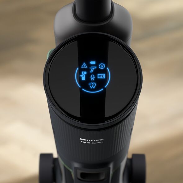 Philips 7000 series XW7263/11 okurzacz na kiju/szczotka elektryczna Odkurzacz stojący 2 w 1 Bateria Suchy i Mokry Bez worka 0,45 l Szary