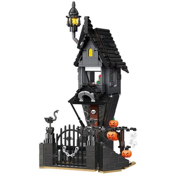 Klocki Konstrukcyjne Dom Strachu Halloween Wieża 581 el.