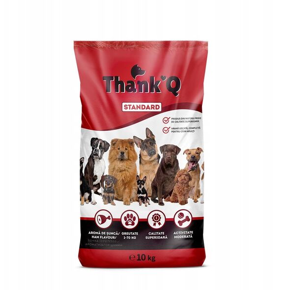 THANK'Q STANDARD smak szynka karma dla psa 10kg