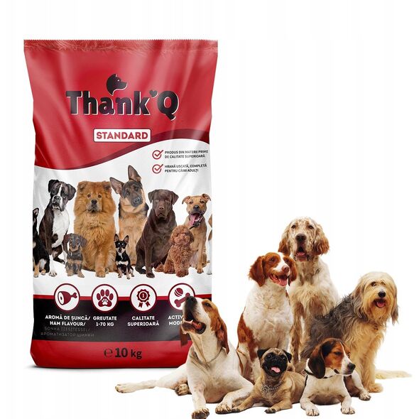 THANK'Q STANDARD smak szynka karma dla psa 10kg