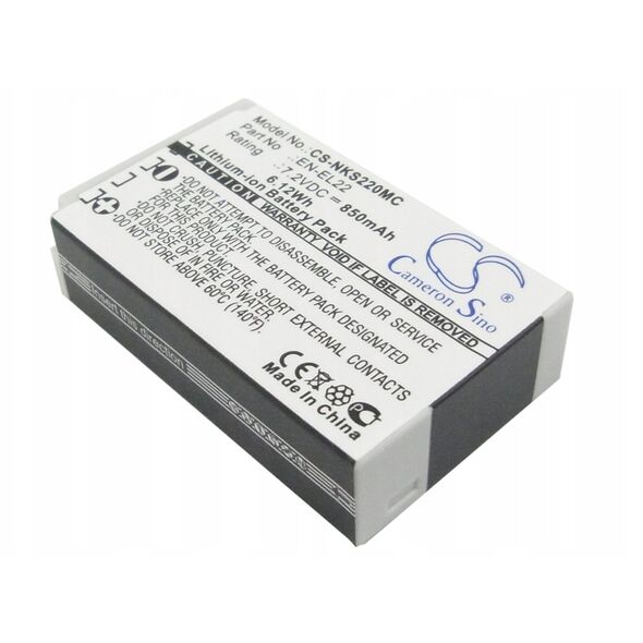 Akumulator Bateria Typu En-el22 Enel22 Do Nikon 1 J4 S2 J 4 S 2 Cameronsino / Cs-nks220mc