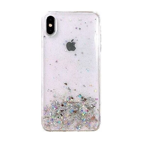 Wozinsky Wozinsky Star Glitter błyszczące etui pokrowiec z brokatem Samsung Galaxy A42 5G przezroczysty