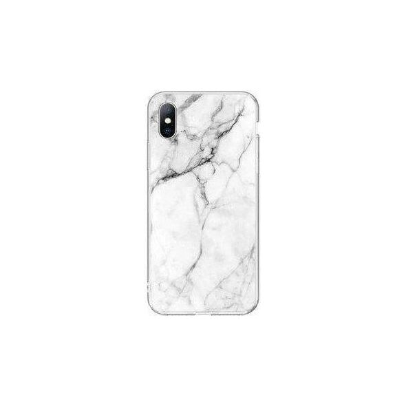 Wozinsky Wozinsky Marble żelowe etui pokrowiec marmur Samsung Galaxy A42 5G biały