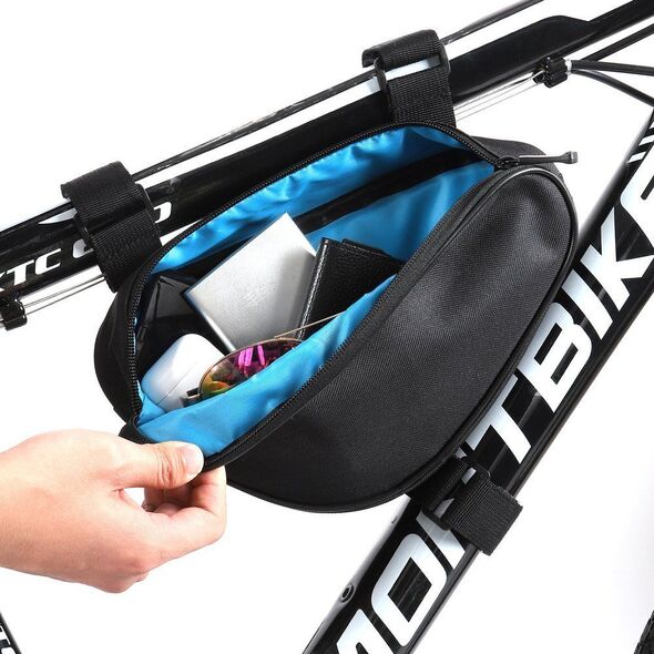 Wozinsky Torba rowerowa na ramę roweru 1,5 L czarny Wozinsky WBB11BK Uniwersalny