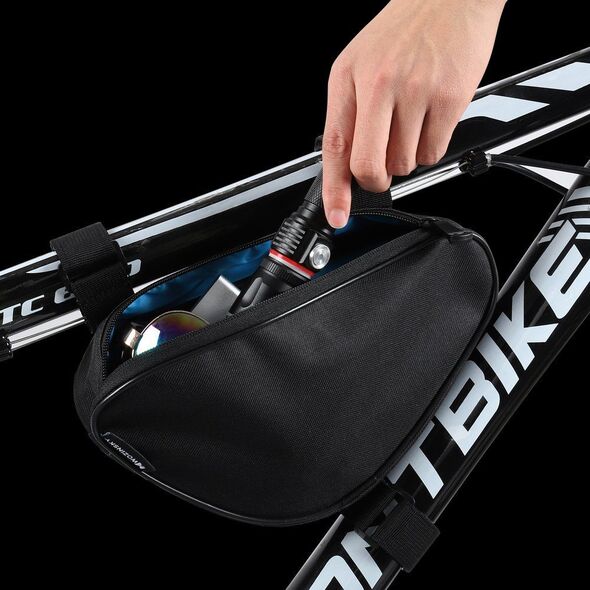 Wozinsky Torba rowerowa na ramę roweru 1,5 L czarny Wozinsky WBB11BK Uniwersalny