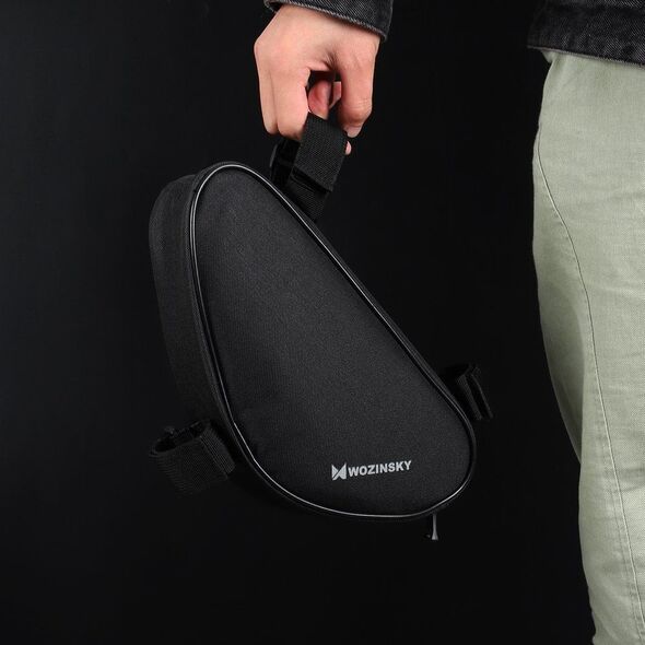 Wozinsky Torba rowerowa na ramę roweru 1,5 L czarny Wozinsky WBB11BK Uniwersalny