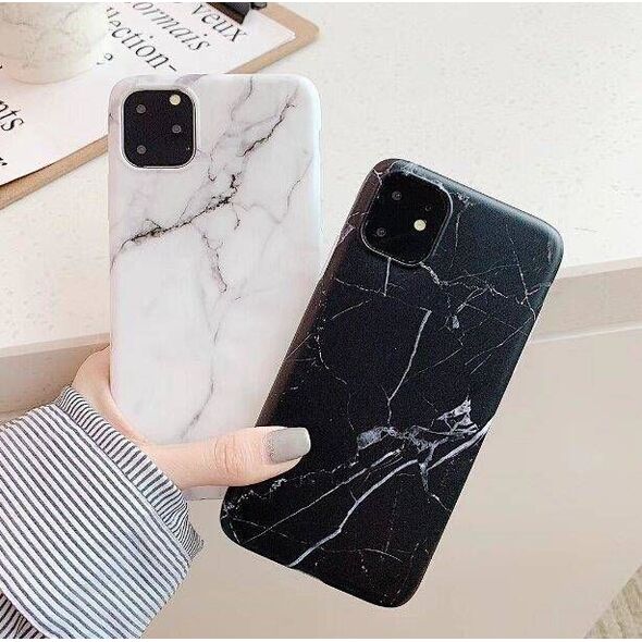 Wozinsky Wozinsky Marble żelowe etui pokrowiec marmur Samsung Galaxy S21+ 5G (S21 Plus 5G) biały